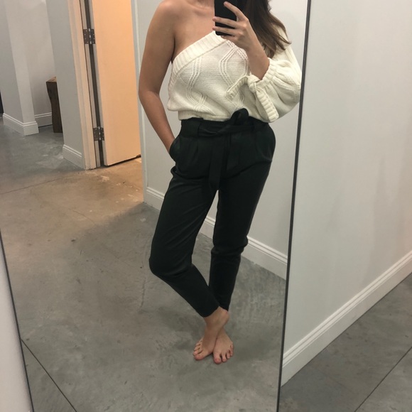 Just female emerald lamb skin trousers - Picture 2 of 2